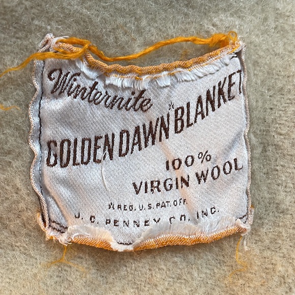 jcpenney Bedding Vintage Jc Penney Wool Blanket Poshmark